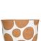 Hello Honey® 9" White & Brown Polka Dot Terra Cotta Pot